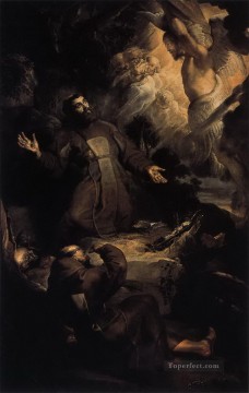 Peter Paul Rubens Painting - the stigmatization of st francis Peter Paul Rubens